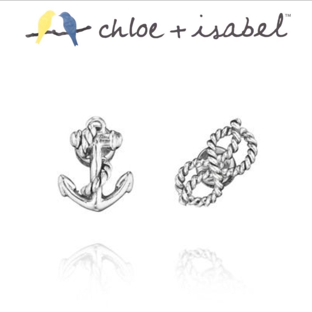 🆕⚓️Maritime Knot + Anchor Mismatch Stud c+i E167S